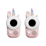 Talkie - walkie licorne rose, blanc, bleu