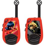 Talkie - walkies miraculous porte 2km lumineux, clip ceinture,  piles multicolore