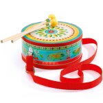 Tambour en bandouli�re bleu, rouge, vert