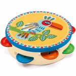 Tambourin avec cymbales multicolore
