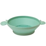 Tamis de plage en silicone souple vert