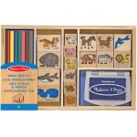 Tampons encreurs animaux vert