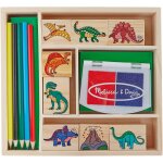 Tampons encreurs dinosaures vert