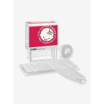 Tampon marqueur pour v�tements et livres blanc clair uni