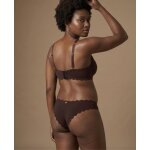 Tanga taille basse de maternit� skin chocolat