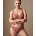 Tanga taille basse de maternit� skin rose