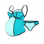 Tankini de grossesse avec armatures rosy mint