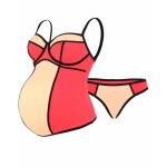 Tankini de grossesse avec armatures rosy passion Tankini de grossesse avec armatures rosy passion