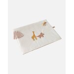 Tapis d'activit�s popsie en mousseline rose, �cru, ocre