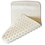 Tapis de bain antid�rapant en caoutchouc naturel sand beige