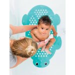 Tapis de bain et rangement 2 en 1 bleu