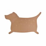 Tapis de bain en sillicone mini marron Tapis de bain en sillicone mini marron