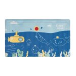Tapis de bain t�moin de temp�rature bleu
