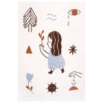 Tapis chambre enfant love by marta abad blay left
