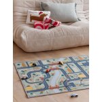 Tapis circuit avec accessoires en bois fsc® vert Tapis circuit avec accessoires en bois fsc® vert