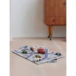 Tapis circuit pliable avec accessoires beige