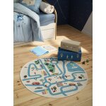 Tapis circuit rond varsity cru