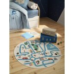 Tapis circuit rond varsity cru