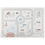 Tapis circuit de voiture multicolore