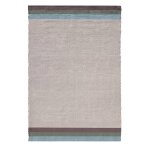 Tapis en coton recycl� tiss� � la main fado beige sable