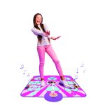 Tapis de danse lectronique bluetooth et lumineux barbie rose