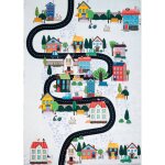 Tapis enfant circuit blanc