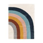 Tapis enfant �pais et confortable colors bleu naturel