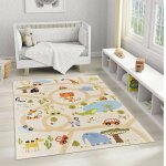 Tapis enfant lyn11 gps tr�s doux beige