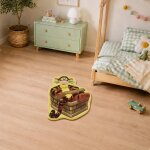 Tapis enfant lyn48 tigrou b orange
