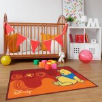 Tapis enfant motif animaux lyn48 winnie f rouge Tapis enfant motif animaux lyn48 winnie f rouge
