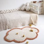 Tapis enfant nuage little nimbus toffee