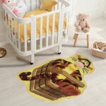 Tapis enfant tigrou b orange