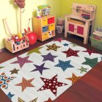 Tapis enfant tiss� lyn8 igalar multicolore
