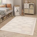 Tapis enfant tiss riviera 3 ecru