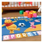 Tapis enfant winnie l'ourson bleu Tapis enfant winnie l'ourson bleu
