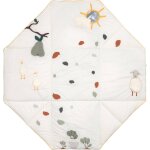 Tapis d´éveil 2 en 1 blanc, marron, terracota Tapis d´éveil 2 en 1 blanc, marron, terracota