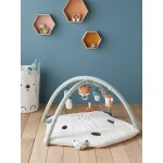 Tapis d'veil animal vert gris