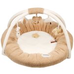 Tapis d'�veil avec arches mila, zo� et lana marron, �cru, beige