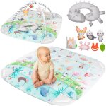Tapis d �veil b�b� 2en1 anika avec fonction parc et jouets interactifs multicolor