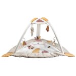 Tapis d'éveil bébé tipi en polyester - timouki beige Tapis d'éveil bébé tipi en polyester - timouki beige