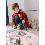 Tapis de jeu enfant citadelle m�di�vale - fabriqu� en france multicolore