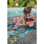 Tapis de jeu enfant r�cif corallien - fabriqu� en france multicolore