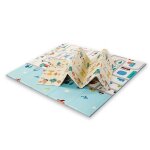 Tapis de jeu pliable r�versible xxl funmat ville - for�t