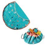 Tapis de jeu & sac  jouets - outdoor - play bleu & multicolour