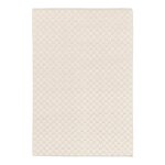 Tapis en laine et coton a carreaux fait main gabin beige sable