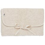 Tapis � langer boucle naturel ecru