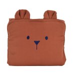Tapis � langer de voyage coton bio ourson tonka