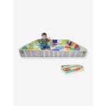 Tapis mousse g�ant pliable - multicolore