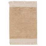 Tapis naturel en laine et coton suzanne beige sable