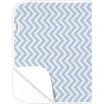 Tapis nomade imperméable chevron blue bleu Tapis nomade imperméable chevron blue bleu